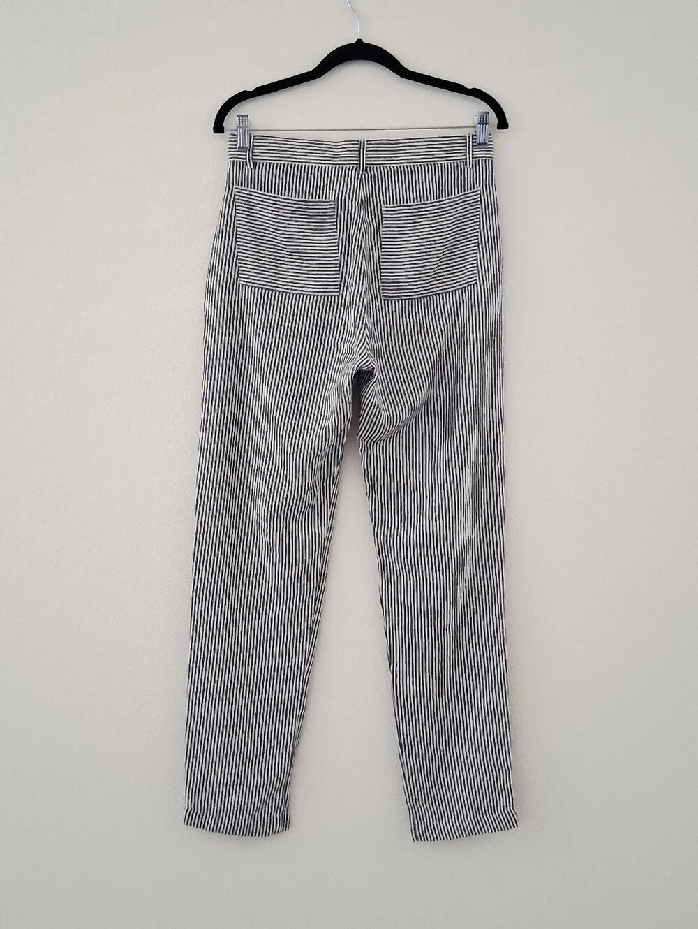 Alex Crane Cham Linen Pant In Lines
